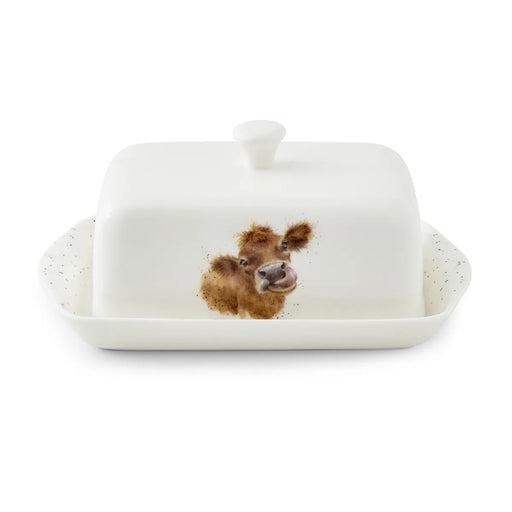 Royal Worcester - COVD BUTTER DISH (COW) - Limolin 