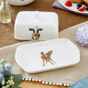 Royal Worcester - COVD BUTTER DISH (COW) - Limolin 