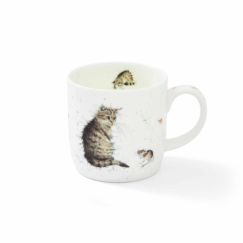 Royal Worcester - WRENDALE MUG 14 OZ, CAT & MOUSE - Limolin 