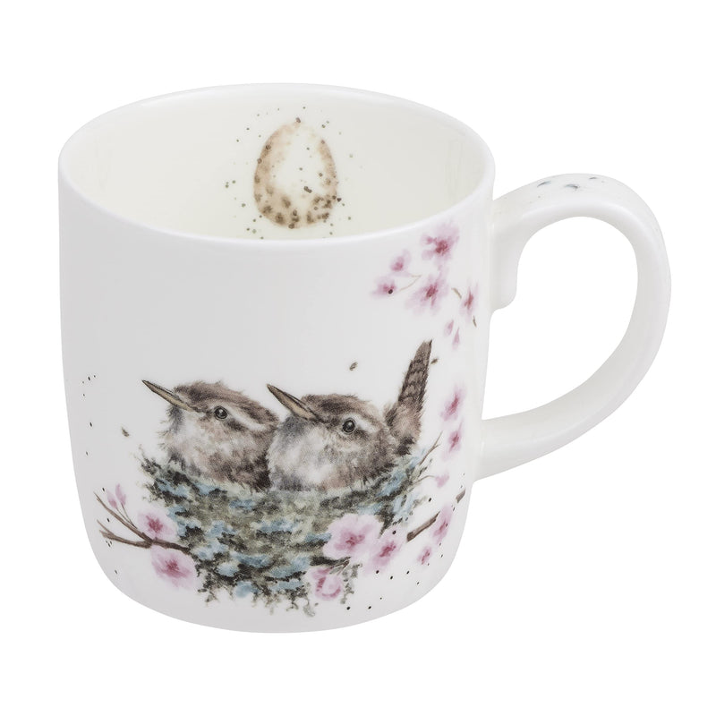 Royal Worcester - Wrendale Mug 14 Oz, Feather Your Nest - Limolin 