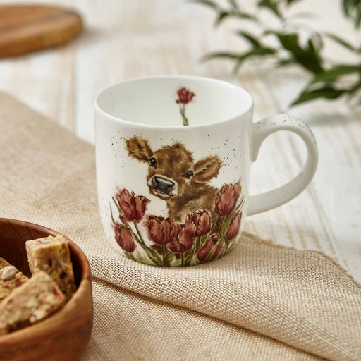 Royal Worcester - Wrendale Mug 14 oz , Bessie - Limolin 