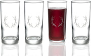 Luminarc - Rustic - 4-Piece Highball Glass Set | 15.5 fl oz / 458 mL