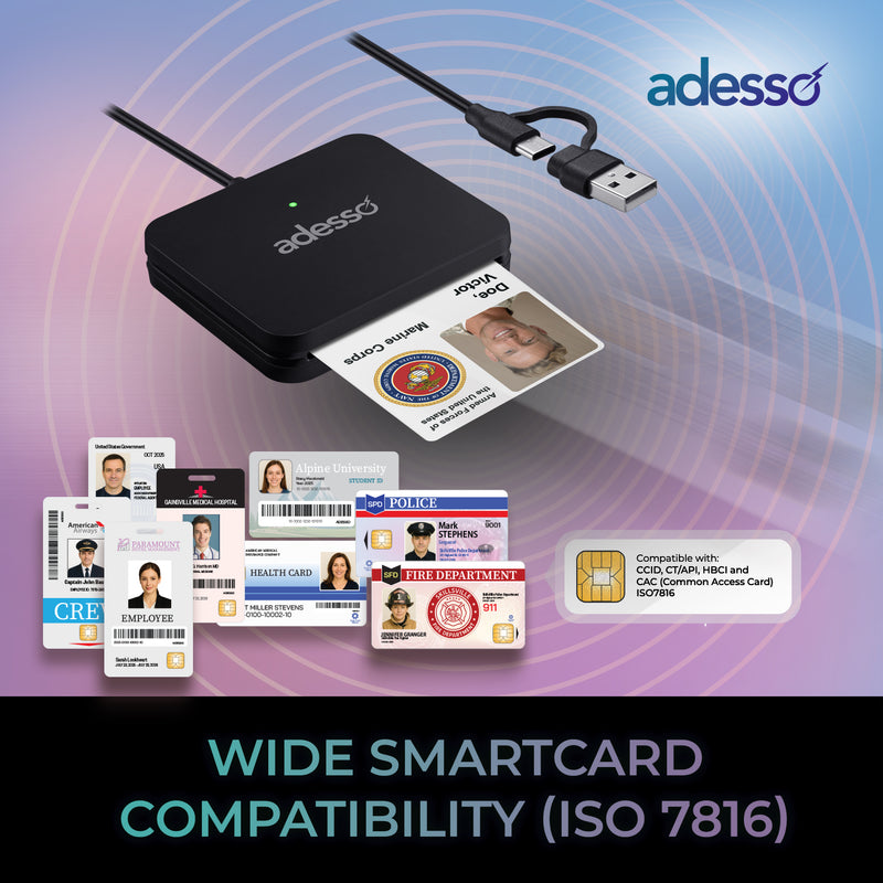 Adesso - Smart Carder Reader SCR-400