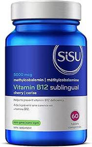 SISU - B12 5000 mcg methylcobalamin - sublingual - Cherry - Limolin 
