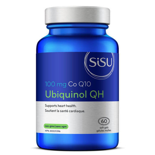 SISU - Ubiqinol QH 100mg 60 Gel Capsules - Limolin 