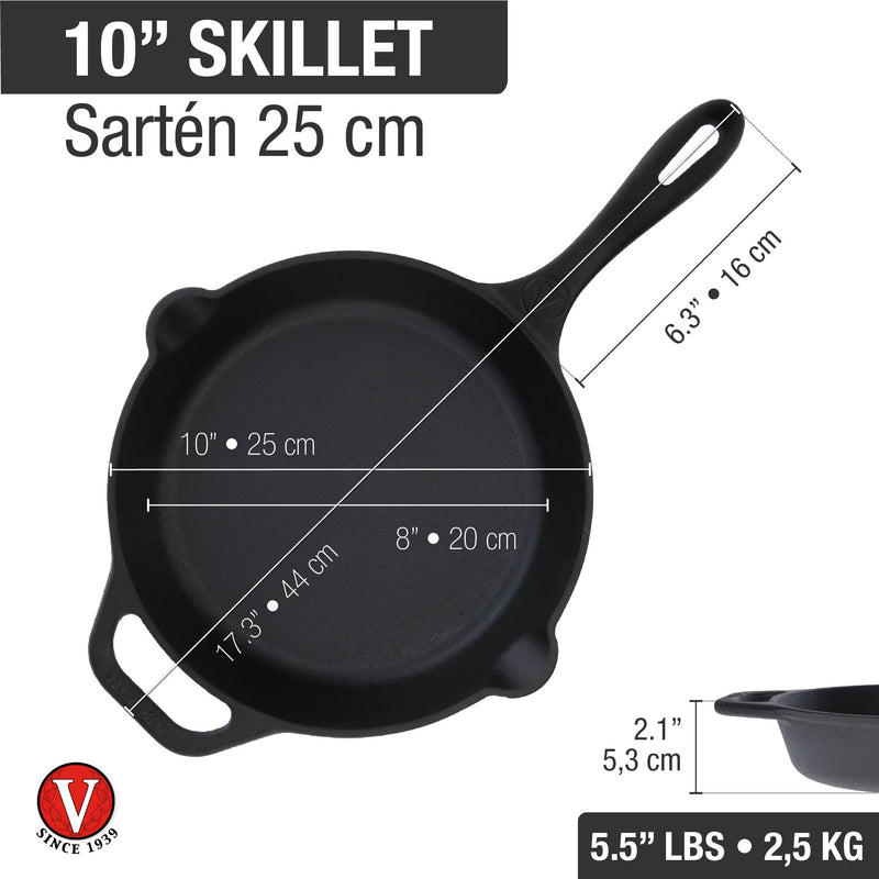 Victoria - Cast Iron Skillet - 25 cm