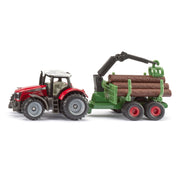 MASSEY FERGUSON WITH FORESTRY TRAILER