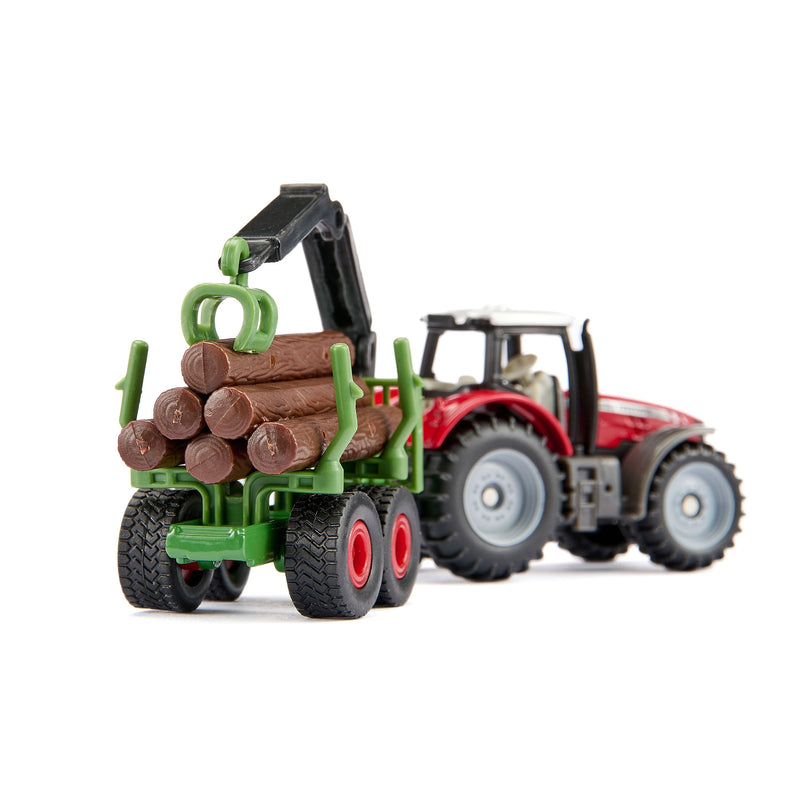 MASSEY FERGUSON WITH FORESTRY TRAILER