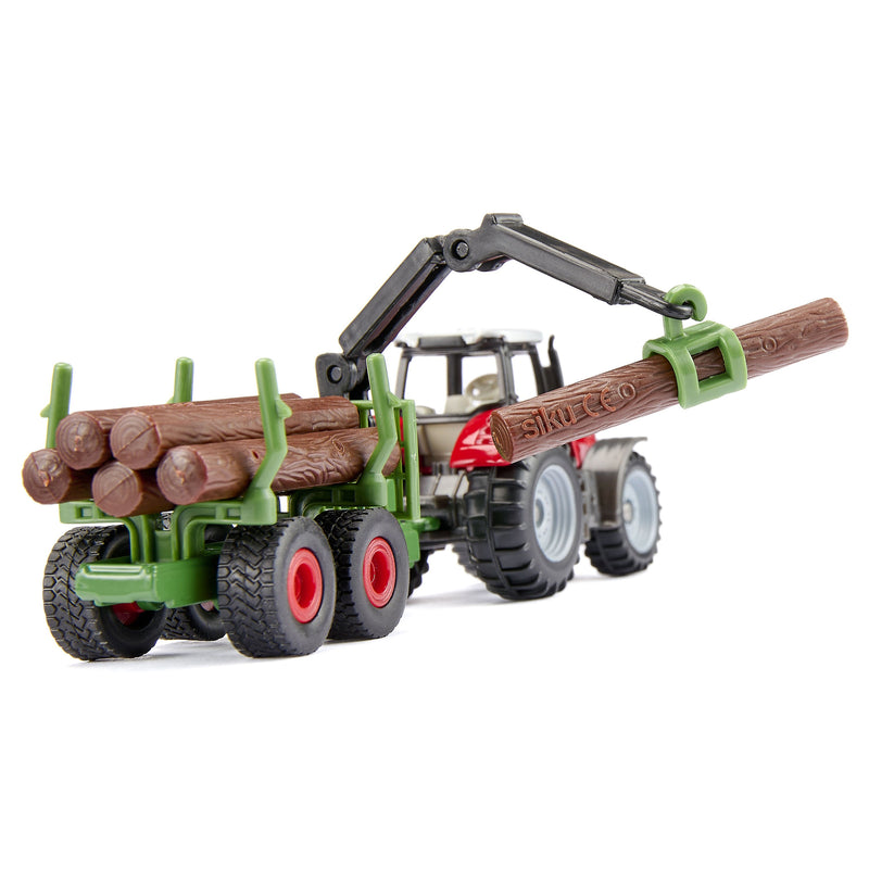 MASSEY FERGUSON WITH FORESTRY TRAILER