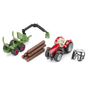 MASSEY FERGUSON WITH FORESTRY TRAILER