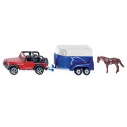 JEEP WITH HORSE TRAILER