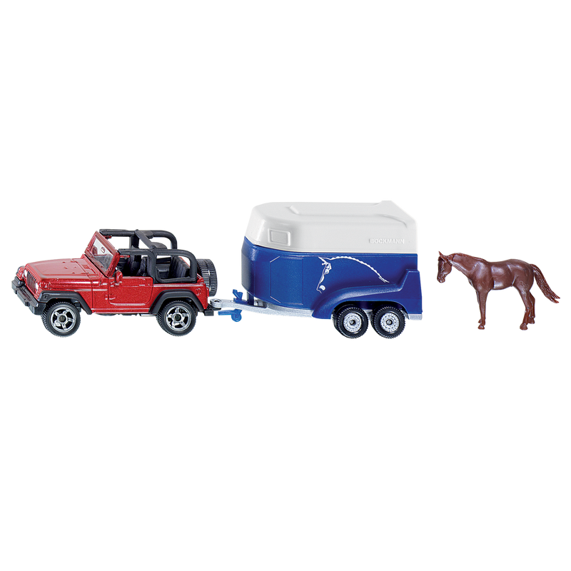 JEEP WITH HORSE TRAILER