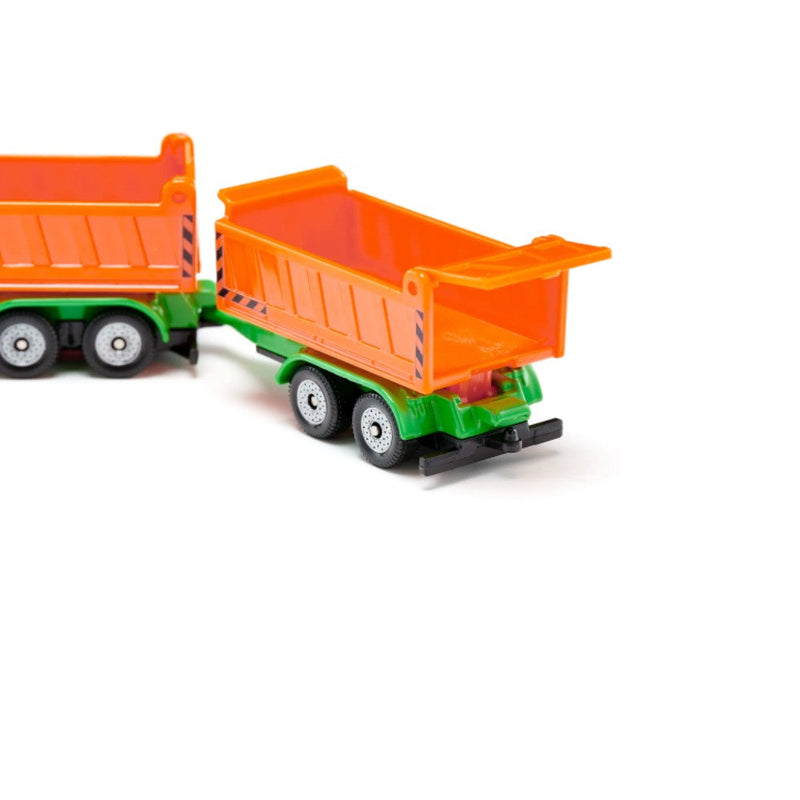 TRUCK WITH DUMPER BODY AND TIPPING TRAILER