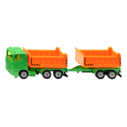 TRUCK WITH DUMPER BODY AND TIPPING TRAILER