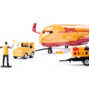 DHL CARGO AIRCRAFT WITH ACCESSORIES