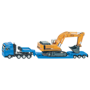 HEAVY HAULAGE TRANSPORTER WITH FLAT-BED TRAILER (1:87)