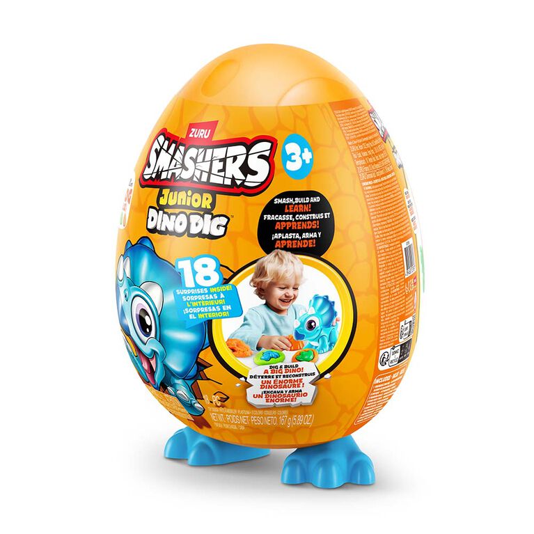 SMASHERS - JUNIOR DINO DIG SMALL EGG - Limolin 