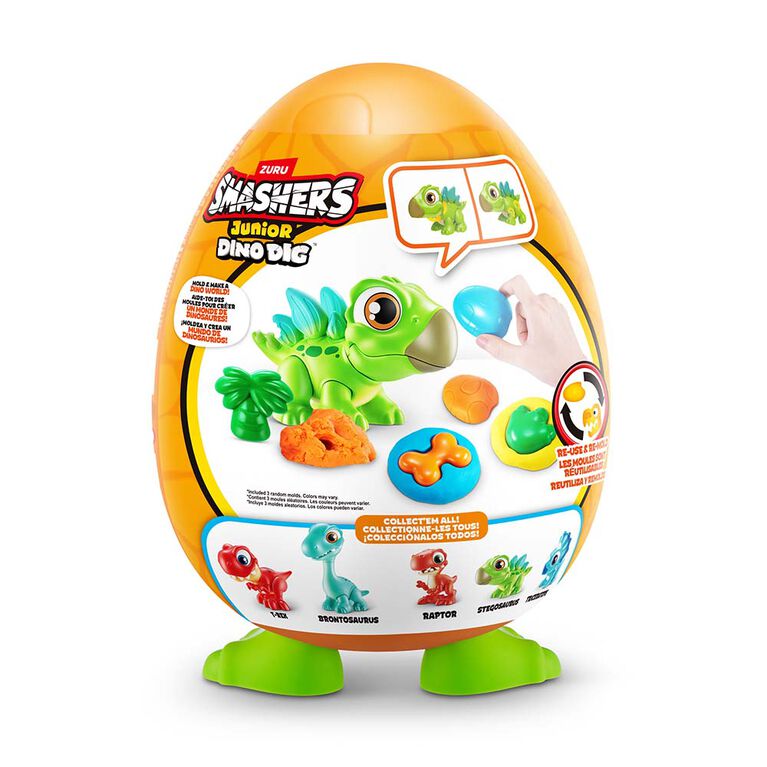 SMASHERS - JUNIOR DINO DIG SMALL EGG - Limolin 
