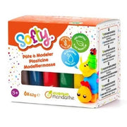 My Mandarine Softy Classic modelling clay set – 6 colours, 62 g each