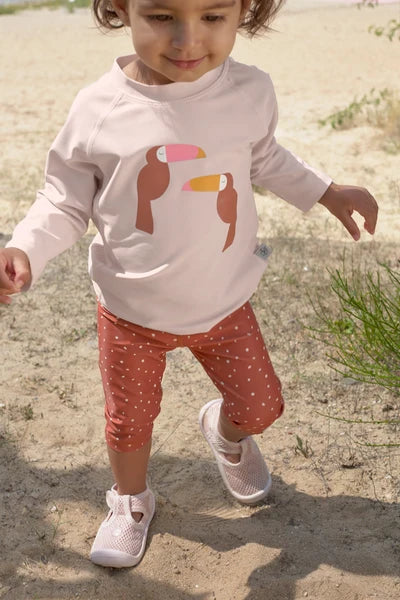 Lassig - Swimwear - Long Sleeve Rashguard - Toucan powder pink | 6 months