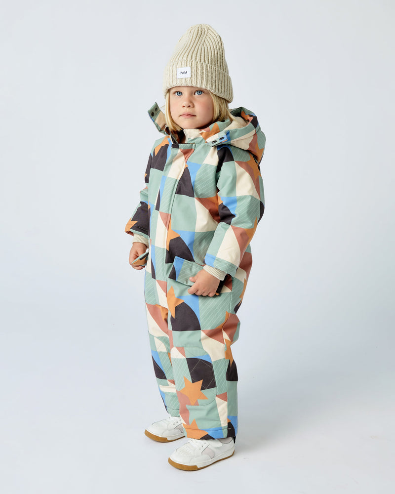 7AM Enfant - Combinaison de neige Grand - Peluche Benji Prints