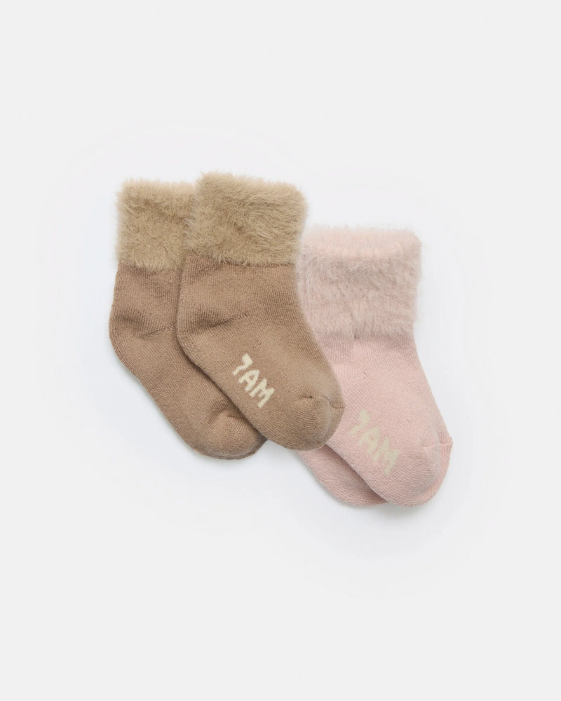 Furry Socks - Two Pack