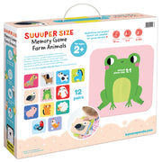 Banana Panda - SUUUPER SIZE - MEMORY GAME FARM ANIMALS 24 cards (2+) - Limolin 