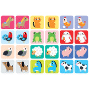 Banana Panda - SUUUPER SIZE - MEMORY GAME FARM ANIMALS 24 cards (2+) - Limolin 