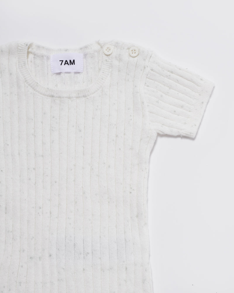 7AM - Cotton Tee - Ribbed