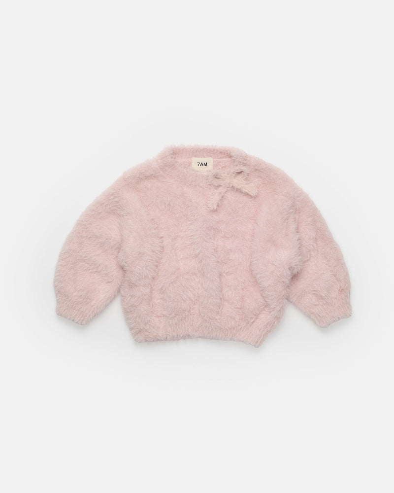 Boxy Bow Sweater • Furry