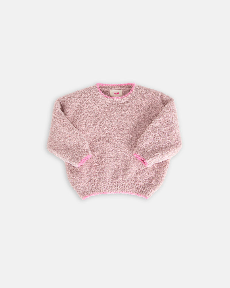 7AM - Boxy Sweater - Fuzzy