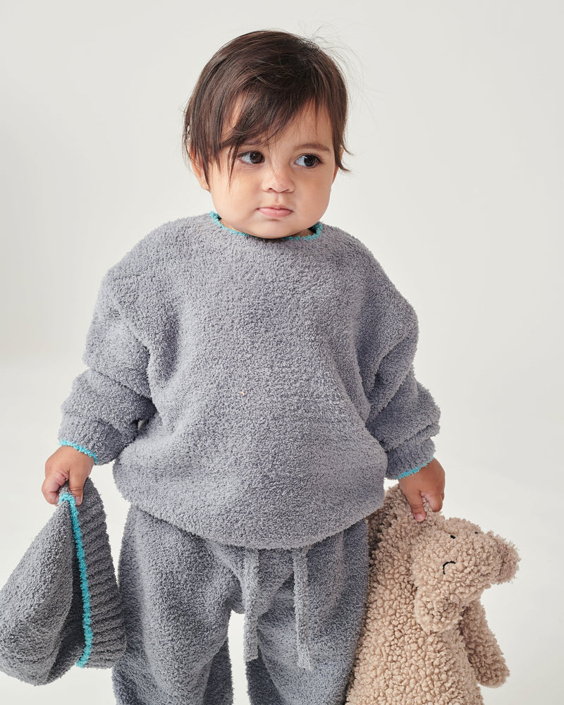 7AM - Boxy Sweater - Fuzzy
