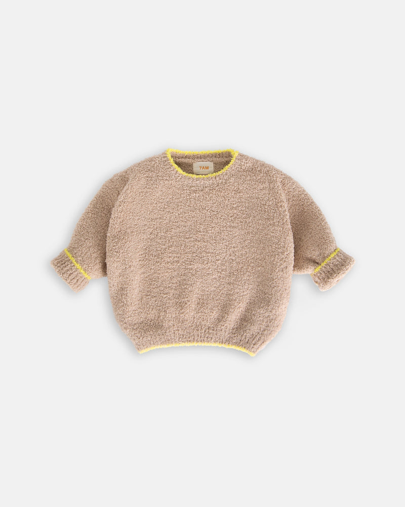 7AM - Boxy Sweater - Fuzzy
