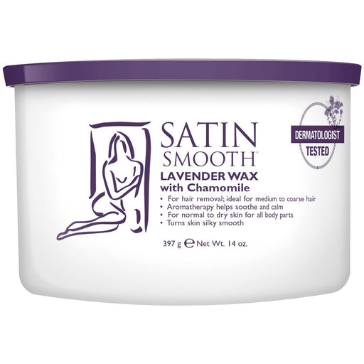Satin Smooth - Lavender And Chamomile Wax 14 Oz - Limolin 