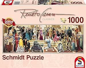 Schmidt Spiele - Puzzle - 100 Years of Film Panoramic (1000-Piece Puzzle) - Limolin 