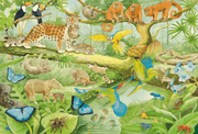 Schmidt Spiele - Puzzle - Animals In The Jungle (100-Piece Puzzle) - Limolin 