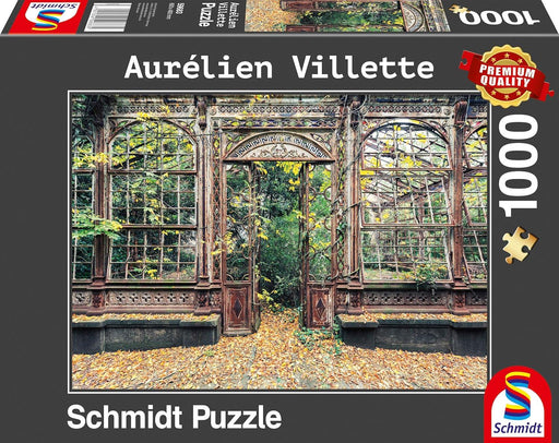 Schmidt Spiele - Puzzle - Arched Windows Overgrown With Vegetation (1000-Piece Puzzle) - Limolin 