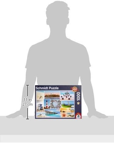 Schmidt Spiele - Puzzle - By The Sea (1000-Piece Puzzle) - Limolin 