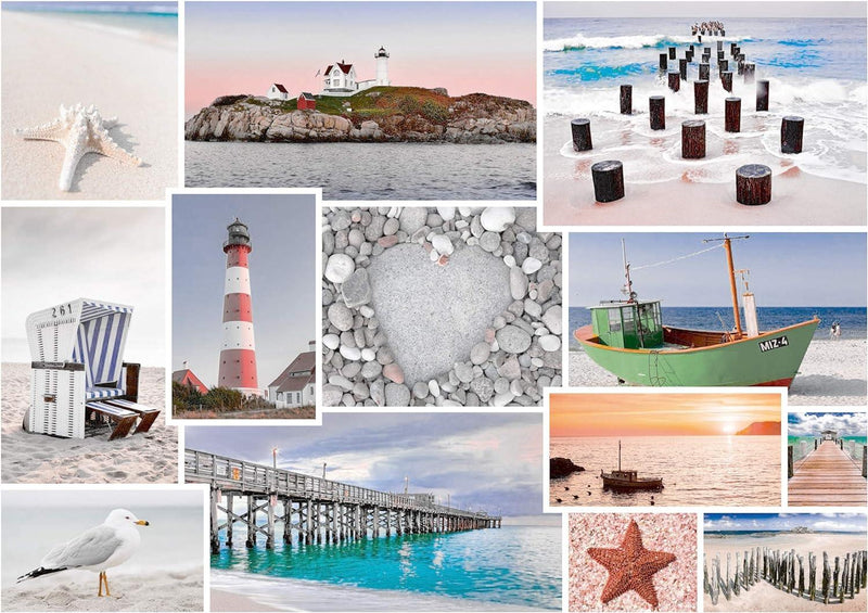 Schmidt Spiele - Puzzle - By The Sea (1000-Piece Puzzle) - Limolin 