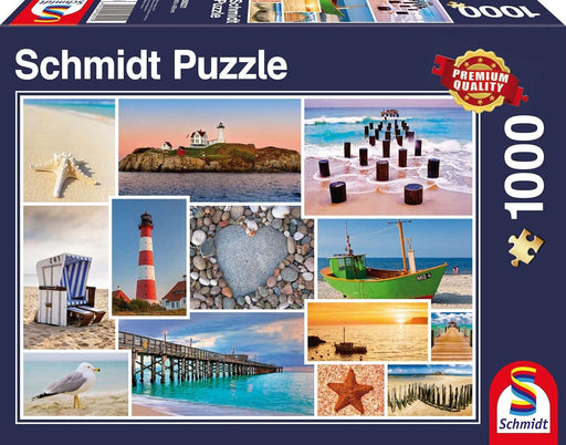 Schmidt Spiele - Puzzle - By The Sea (1000-Piece Puzzle) - Limolin 