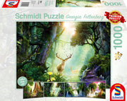 Schmidt Spiele - Puzzle - Deer In The Forest (1000-Piece Puzzle) - Limolin 