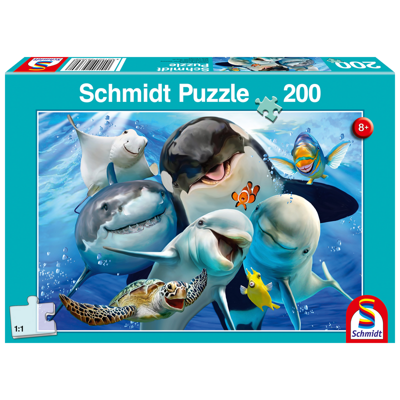 Schmidt Spiele - Puzzle - Friends of The Underwater World (200-Piece Puzzle) - Limolin 