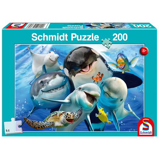 Schmidt Spiele - Puzzle - Friends of The Underwater World (200-Piece Puzzle) - Limolin 