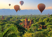 Schmidt Spiele - Puzzle - Hot-Air Balloons, Mandalay, Myanmar (1000-Piece Puzzle) - Limolin 