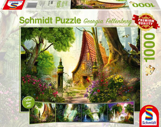 Schmidt Spiele - Puzzle - Maison Dans La Clairière (1000-Piece Puzzle) - Limolin 