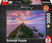 Schmidt Spiele - Puzzle - Nugget Point Lighthouse, New Zealand - Mark Gray (3000-Piece Puzzle) - Limolin 