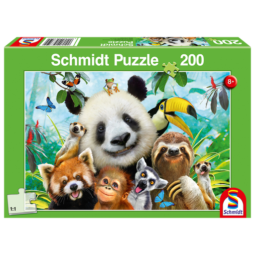Schmidt Spiele - Puzzle - Our Friends The Animals (200-Piece Puzzle) - Limolin 
