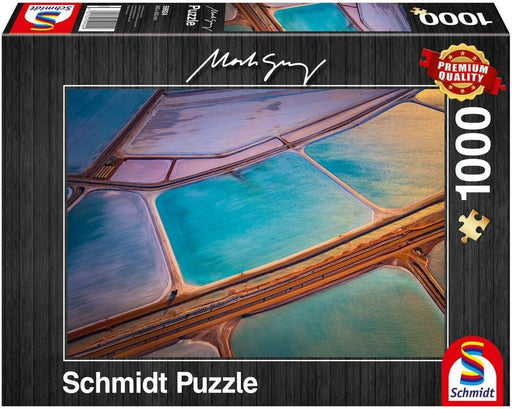 Schmidt Spiele - Puzzle - Pastels - Mark Gray (1000-Piece Puzzle) - Limolin 