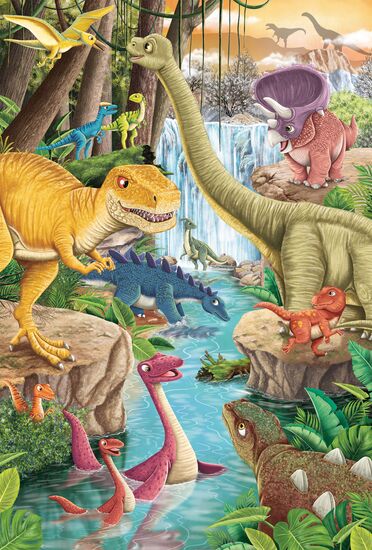 Schmidt Spiele - Puzzle - Pz 3X24 - Dino Fun - Limolin 