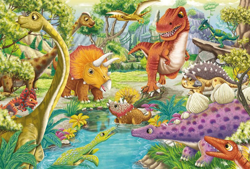 Schmidt Spiele - Puzzle - Pz 3X24 - Dino Fun - Limolin 